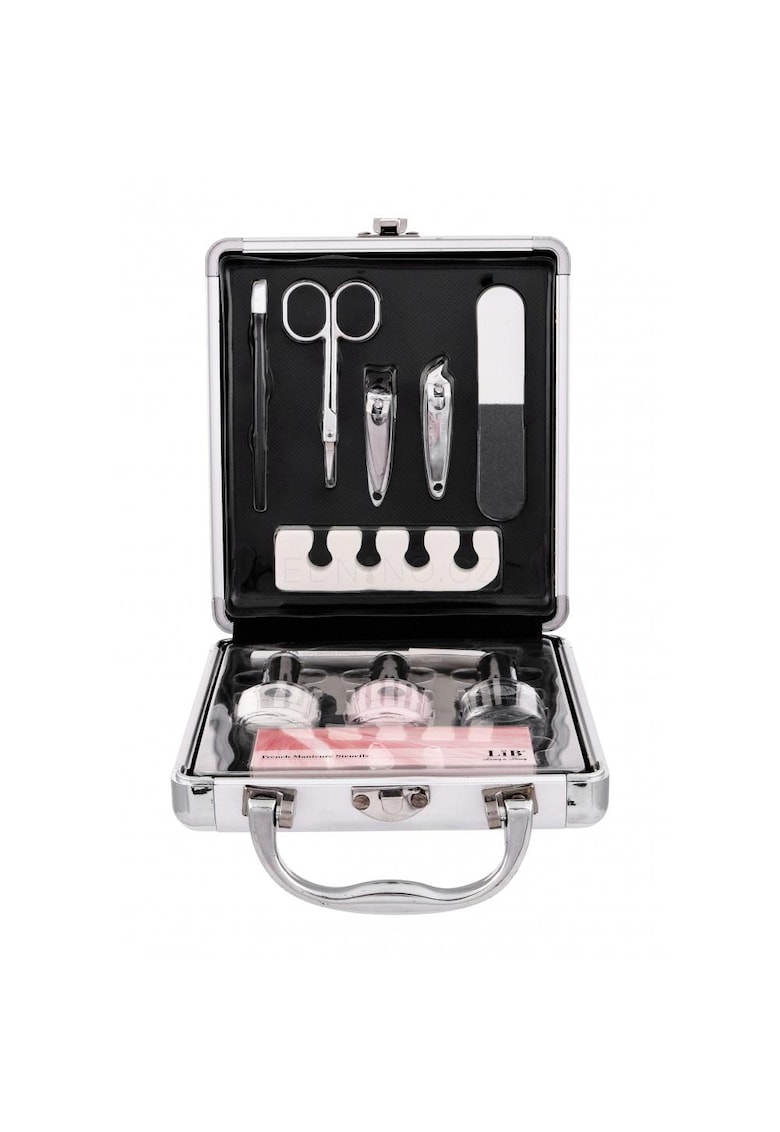 Trusa manichiura  Basic Manicure Train Case - 10 buc