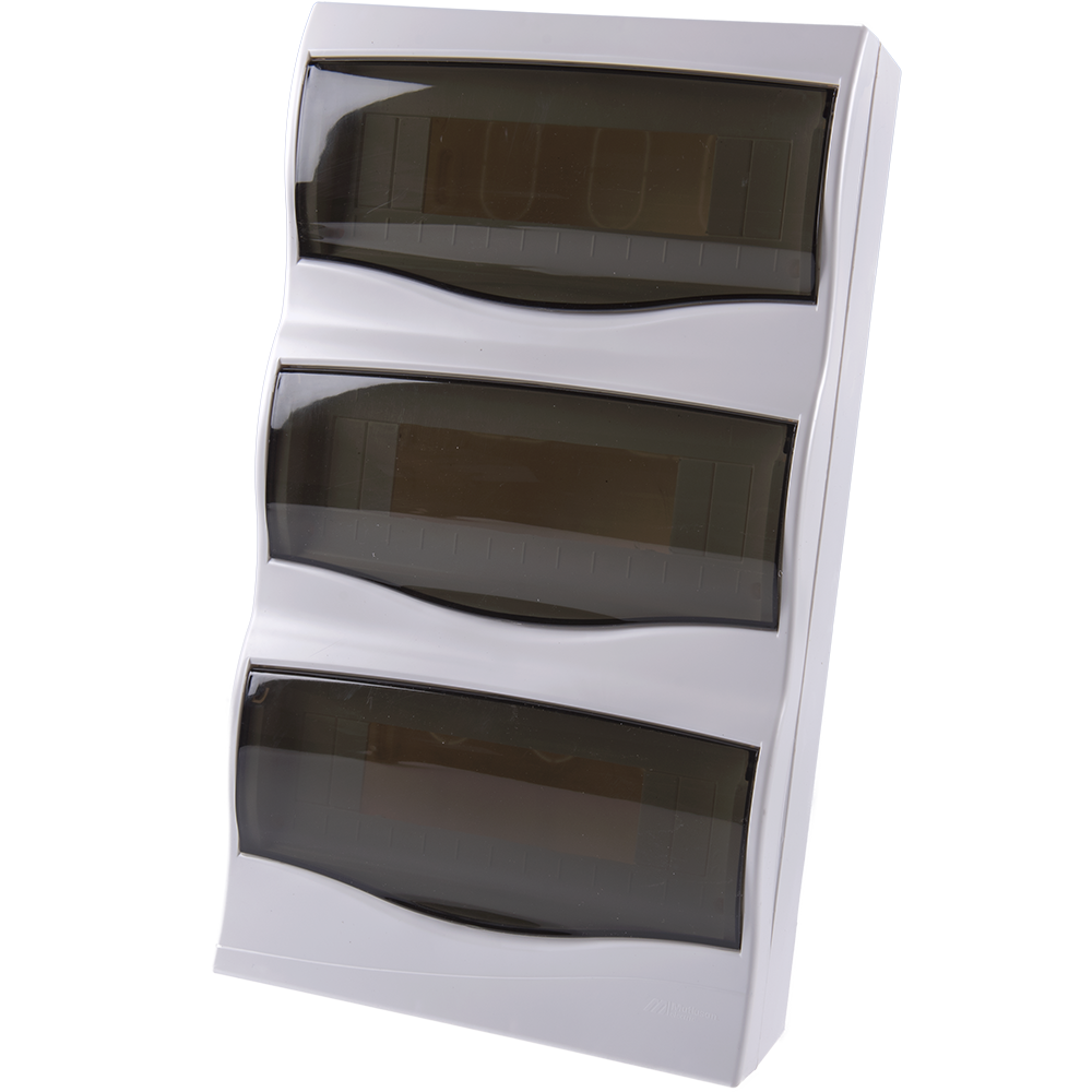 Tablou distributie aparent Meksbox, 36 (12+12+12) locuri, IP40
