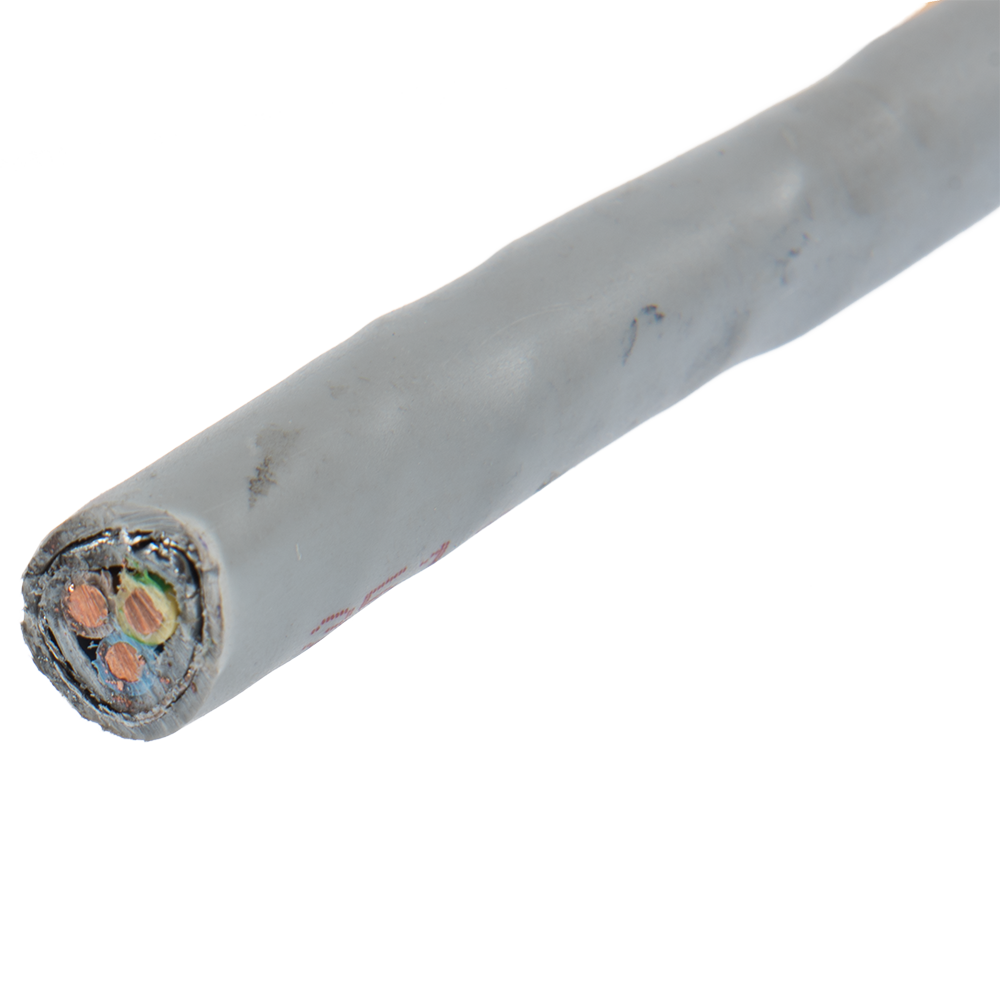 Cablu CYABY-F, monofilar, armat, izolatie PVC, gri, 3 x 6 mm