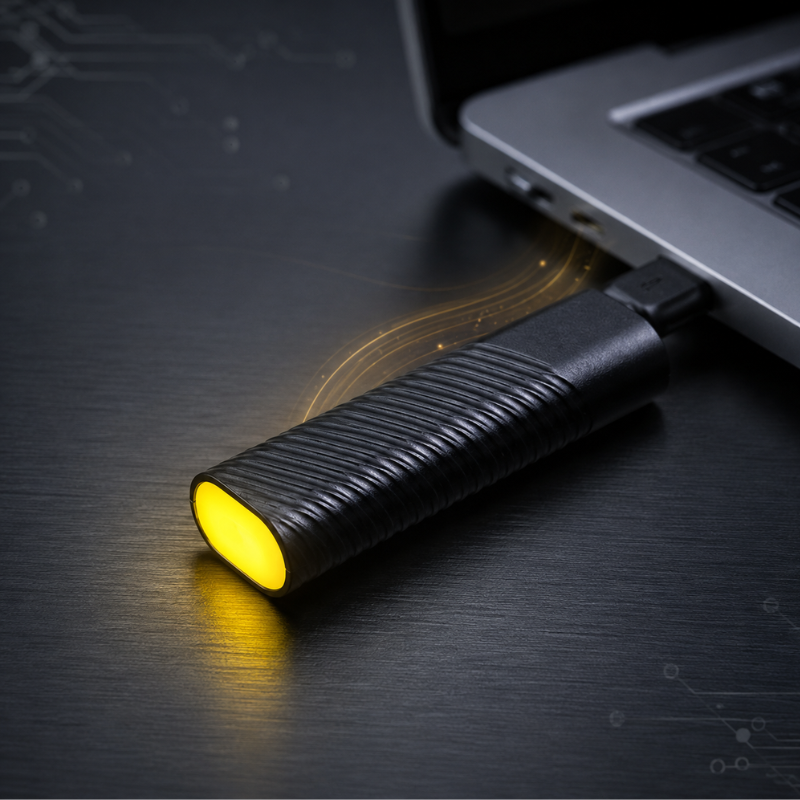 Purificator de aer USB Negru