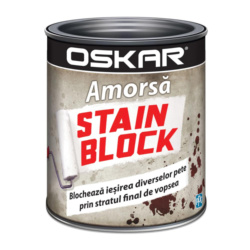 Amorsa perete Oskar Stain Block, interior, 1 l