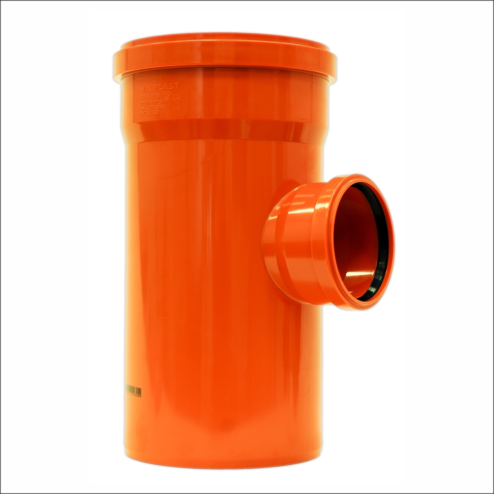 Ramificatie PVC canalizare EXT cu garnitura, 87 grade, D 250 x 110 mm
