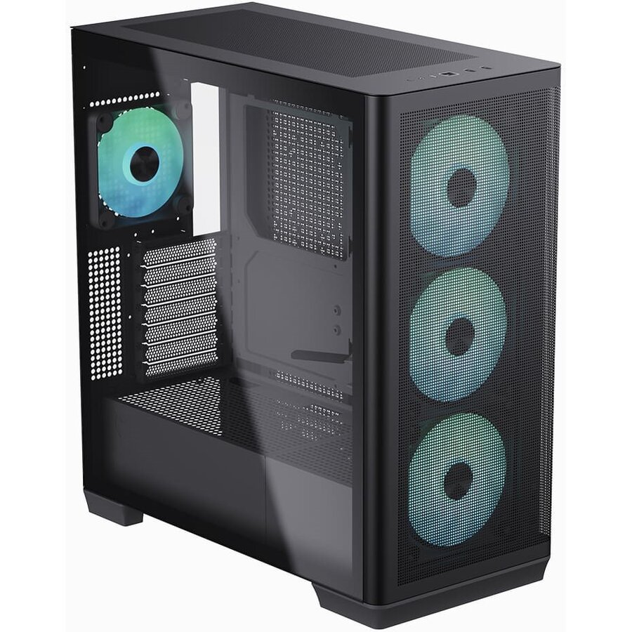 Carcasa APNX C1-BK-V1 ARGB Negru