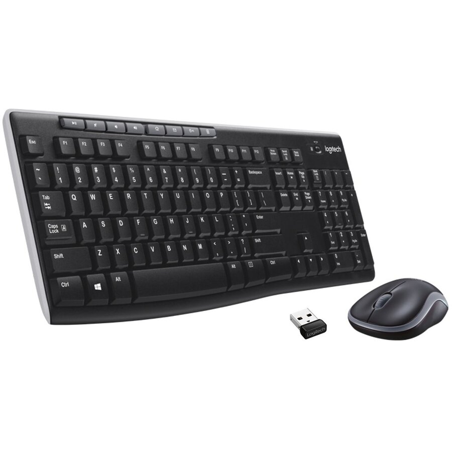Oferte la Kit Tastatura + Mouse Wireless Combo MK270 Negru