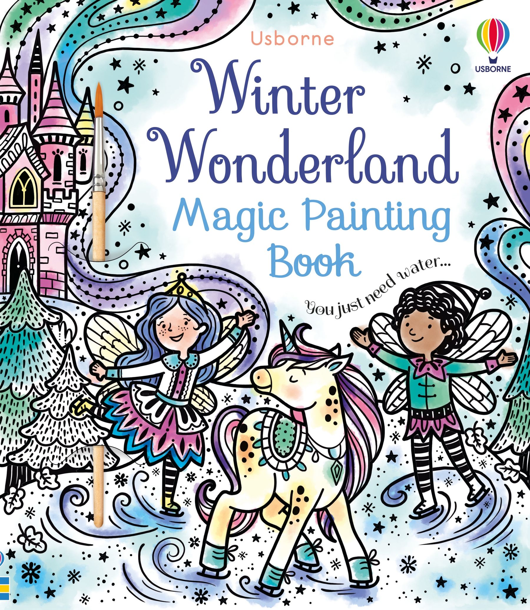 Winter Wonderland Magic Painting Book Usborne