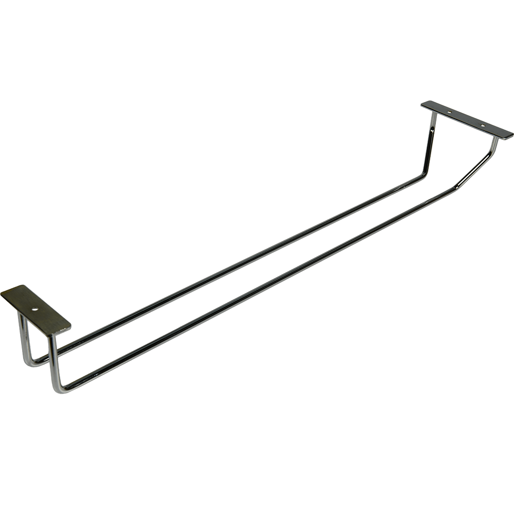 Suport cu agatatoare, cani si pahare, fier cromat, 46 x 11 x 6 cm