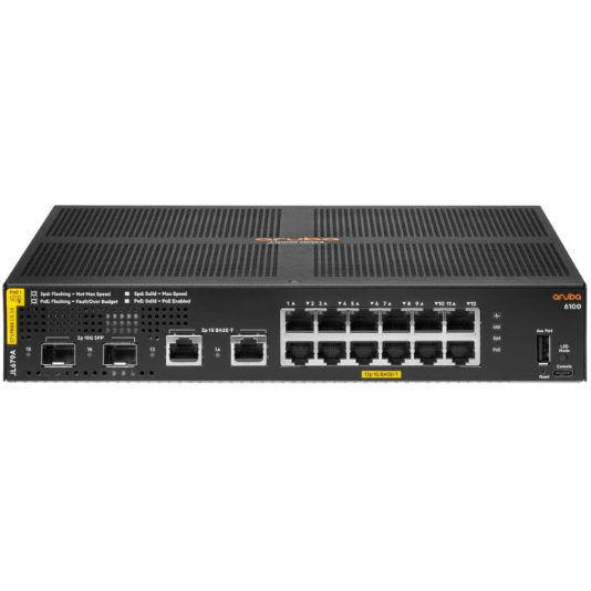 Switch 6100 12G CL4 2SFP+ 139W Negru