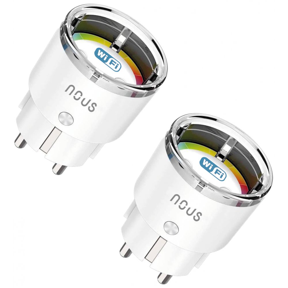 Set 2 prize inteligente WiFi NOUS A1, 15A, monitorizare energie