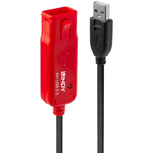 Cablu Extensie USB 2.0 tip A - USB 2.0 tip A 8m  Negru