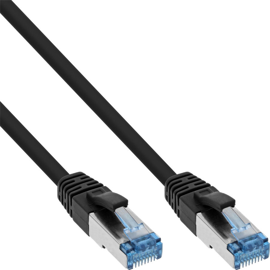 Patchcord S/FTP Cat 6A 2m Black