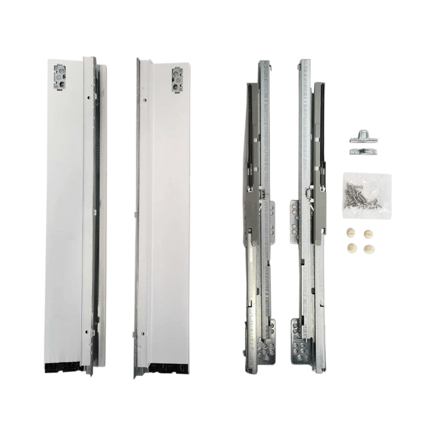 Set sertar FGV TEN2 H90, metal, alb, 45 kg, 0.45 m