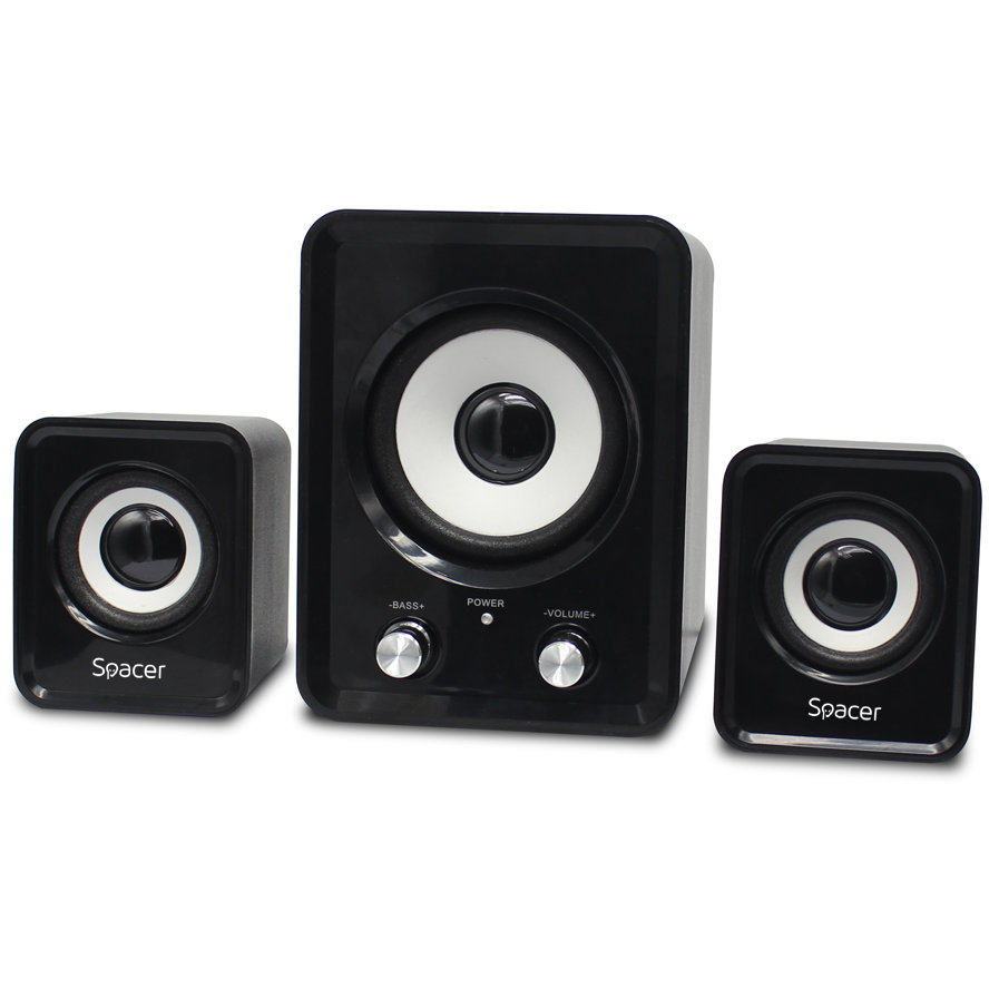 Boxe Desktop SPB-807-BK  2.1 cu Subwoofer Putere RMS 11W Negru