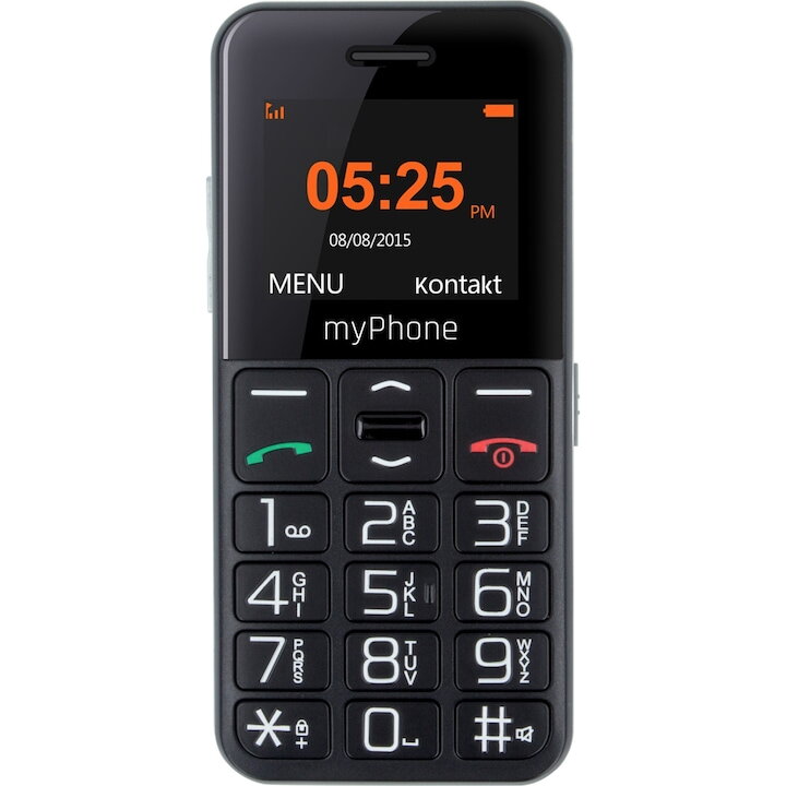 Telefon mobil MyPhone Halo Easy 2G, 1.8, VGA, 1000mAh, Negru