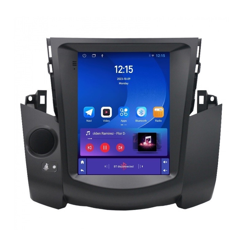 Navigatie dedicata cu Android tip tesla Toyota Rav4 III 2005 - 2013, 1GB RAM, Radio GPS Dual Zone, Touchscreen IPS 9.7" HD, Internet Wi-Fi, Bluetooth, MirrorLink, USB