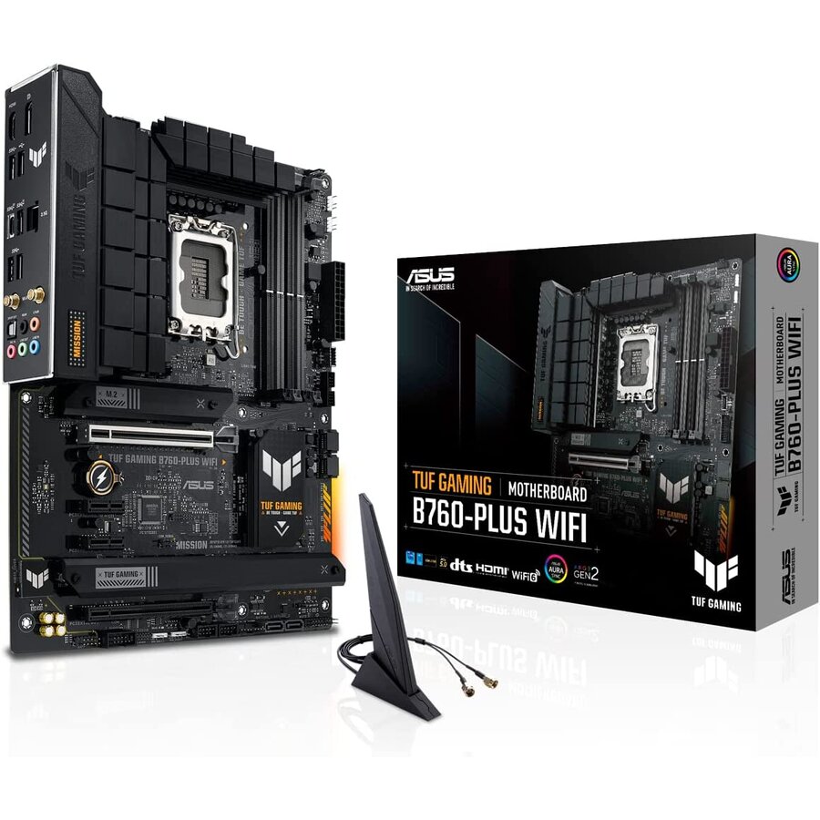 Placa de baza 90MB1ER0-M0EAY0 TUF GAMING B760-PLUS WIFI DDR5 Socket 1700 Negru