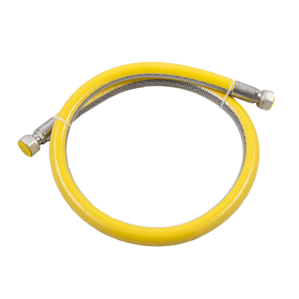 Racord fix ramforsat gaz inox 1/2 FF, 50-100 cm