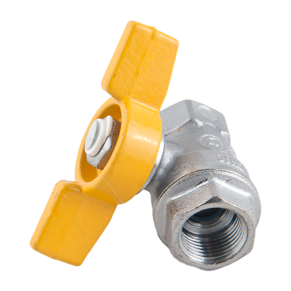 Robinet sferic fluture gaz Giacomini, filet interior-interior, 3/8