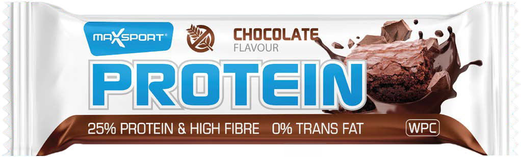 Baton proteic cu ciocolata, 60g Max Sport