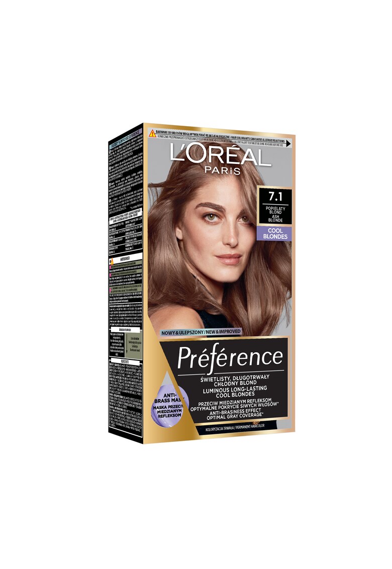 Vopsea de par permanenta cu amoniac  Preference - Island