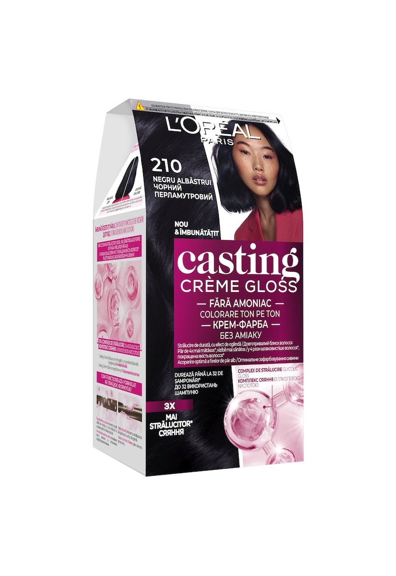 Vopsea de par semi-permanenta fara amoniac -  Casting Creme Gloss - 210