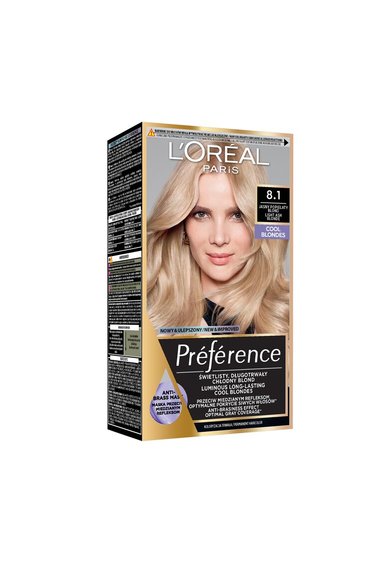 Vopsea de par permanenta cu amoniac  Preference - Copenhague