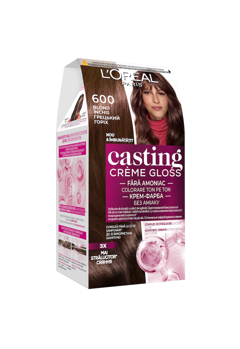 Vopsea de par semi-permanenta fara amoniac -  Casting Creme Gloss - 600