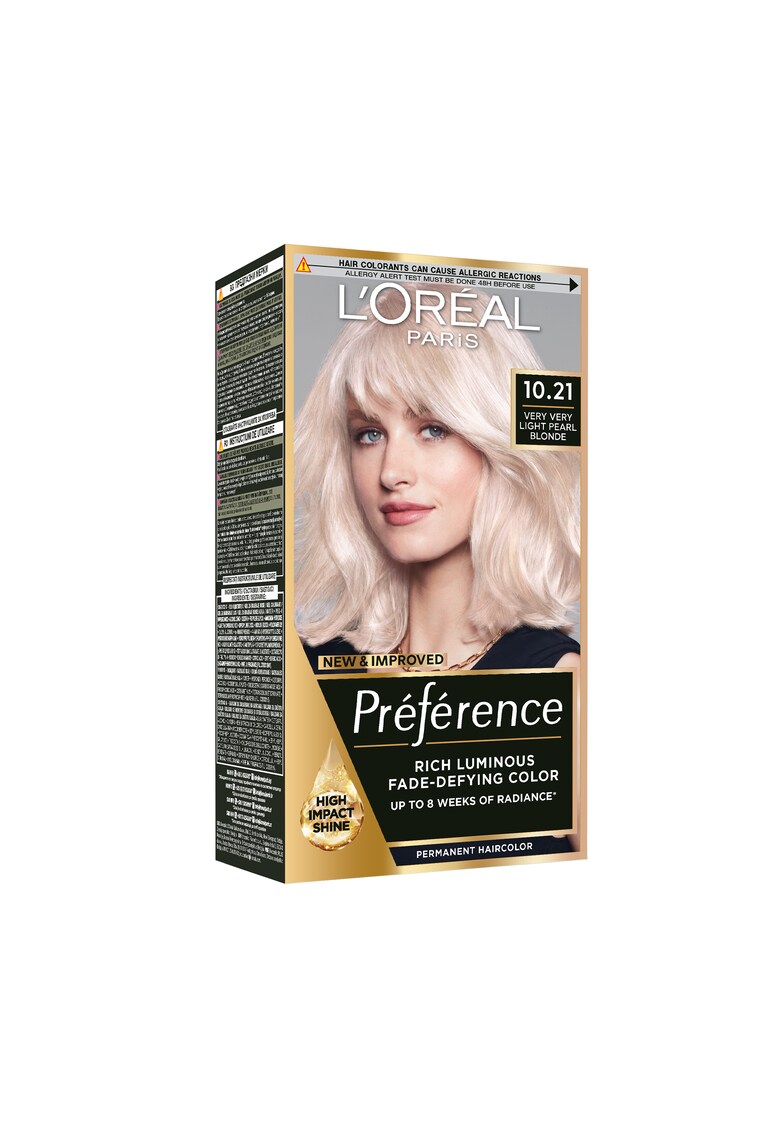 Vopsea de par permanenta cu amoniac  Preference - Stockholm