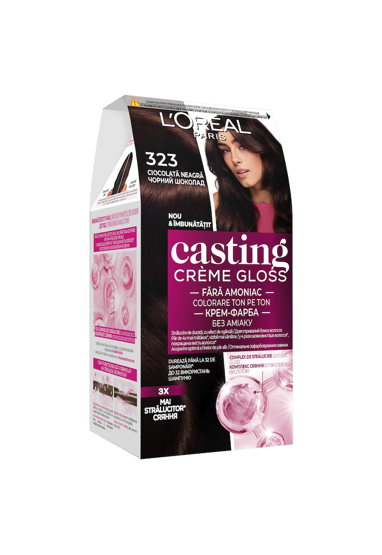 Vopsea de par semi-permanenta fara amoniac -  Casting Creme Gloss - 323