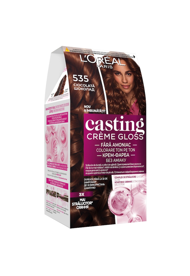 Vopsea de par semi-permanenta fara amoniac -  Casting Creme Gloss - 535