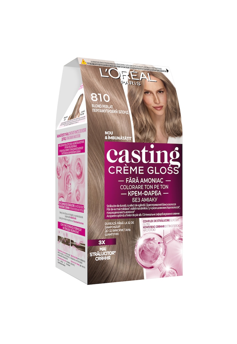 Vopsea de par semi-permanenta fara amoniac -  Casting Creme Gloss - 810