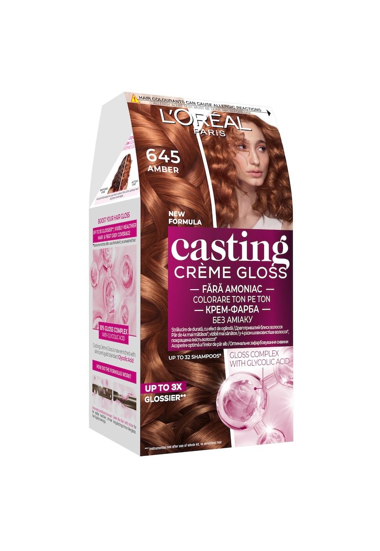 Vopsea de par semi-permanenta fara amoniac -  Casting Creme Gloss - 645