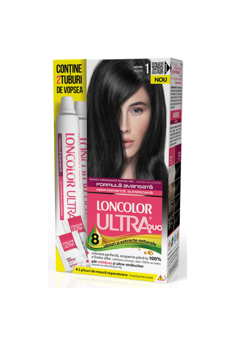 Vopsea de par permanenta  Ultra Max  - 200 ml - 01