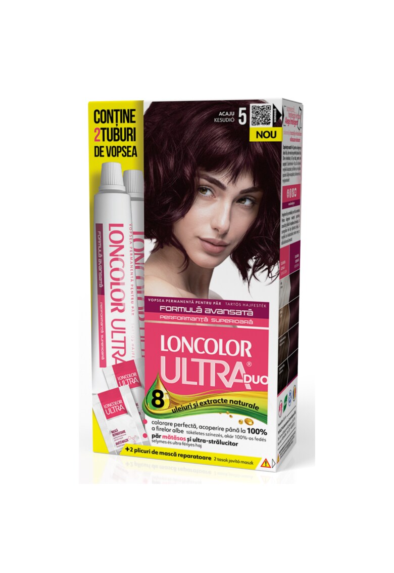 Vopsea de par permanenta  Ultra Max  - 200 ml - 5