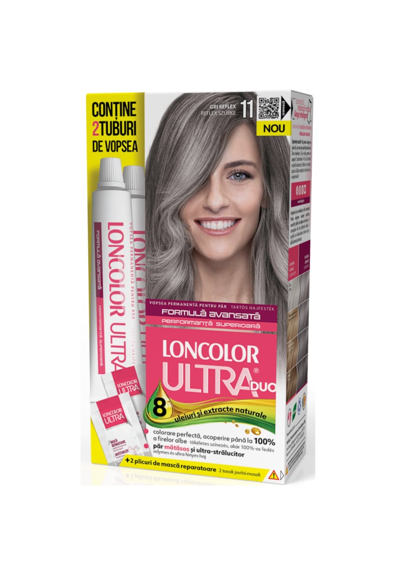 Vopsea de par permanenta  Ultra Max  - 200 ml - 11