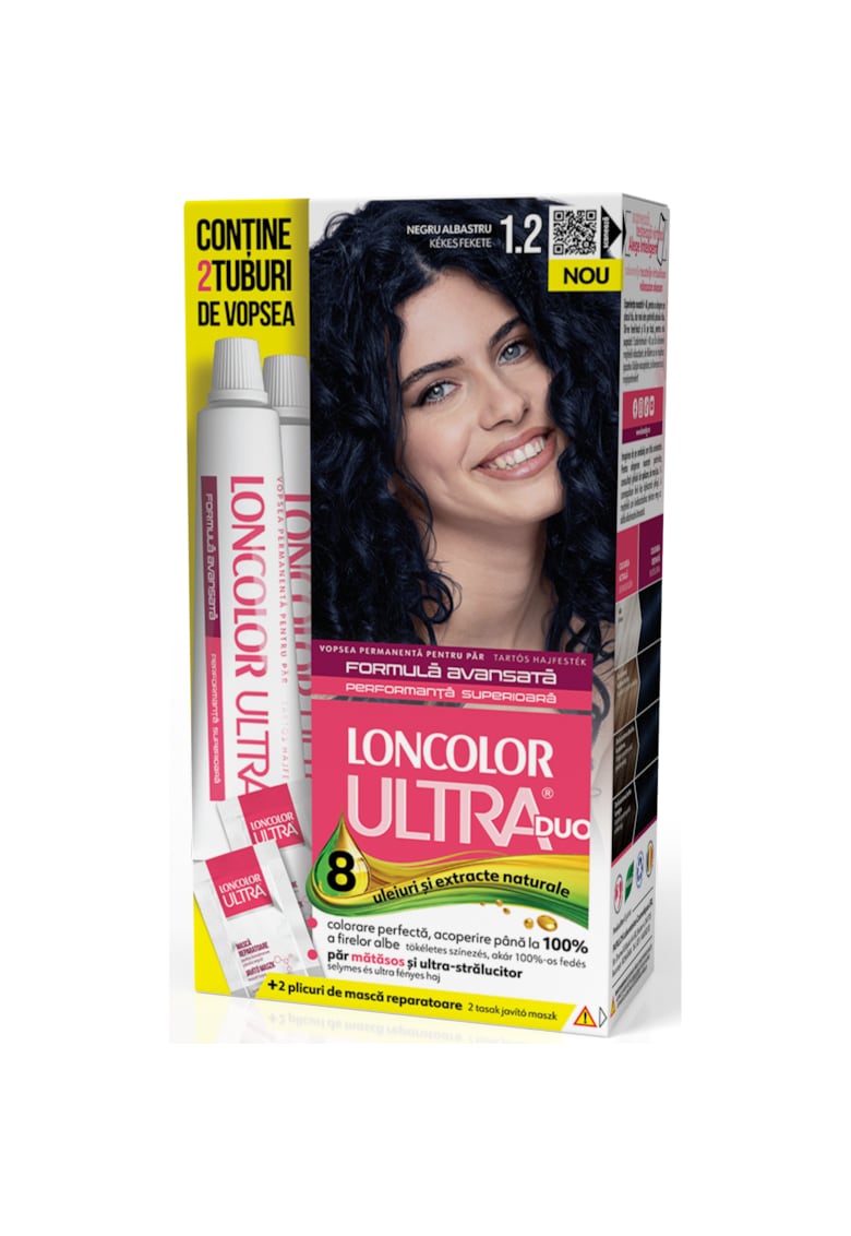Vopsea de par permanenta  Ultra Max  - 200 ml - 1.2