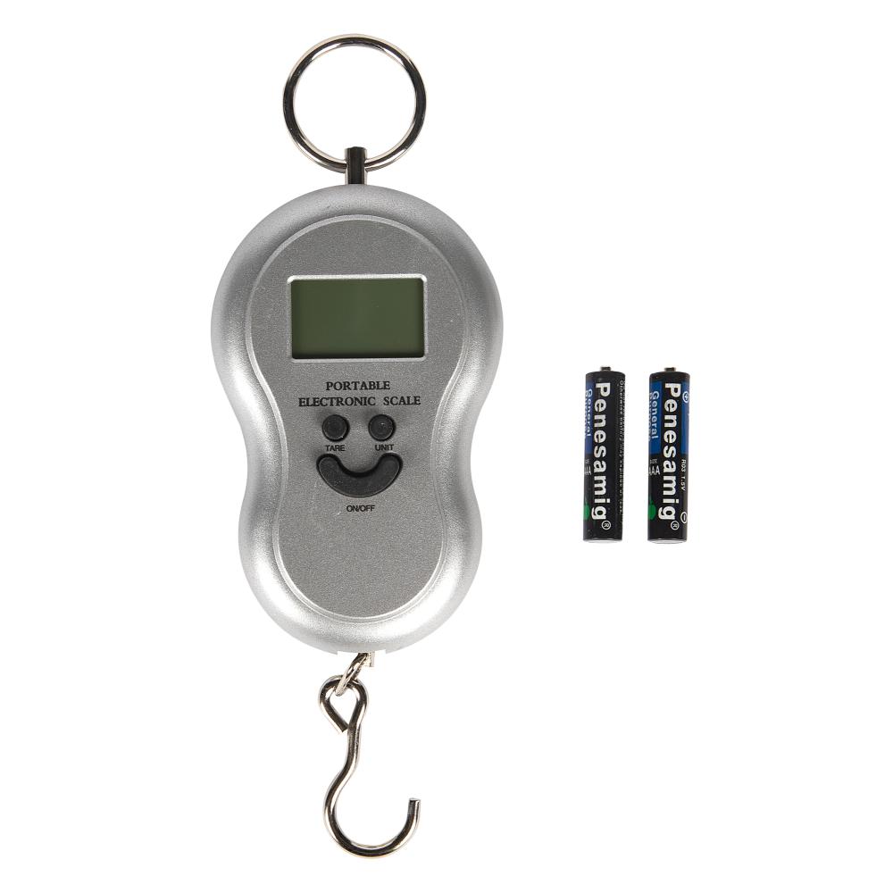 Cantar electronic de mana, plastic, LCD, 4 cifre, 50 kg