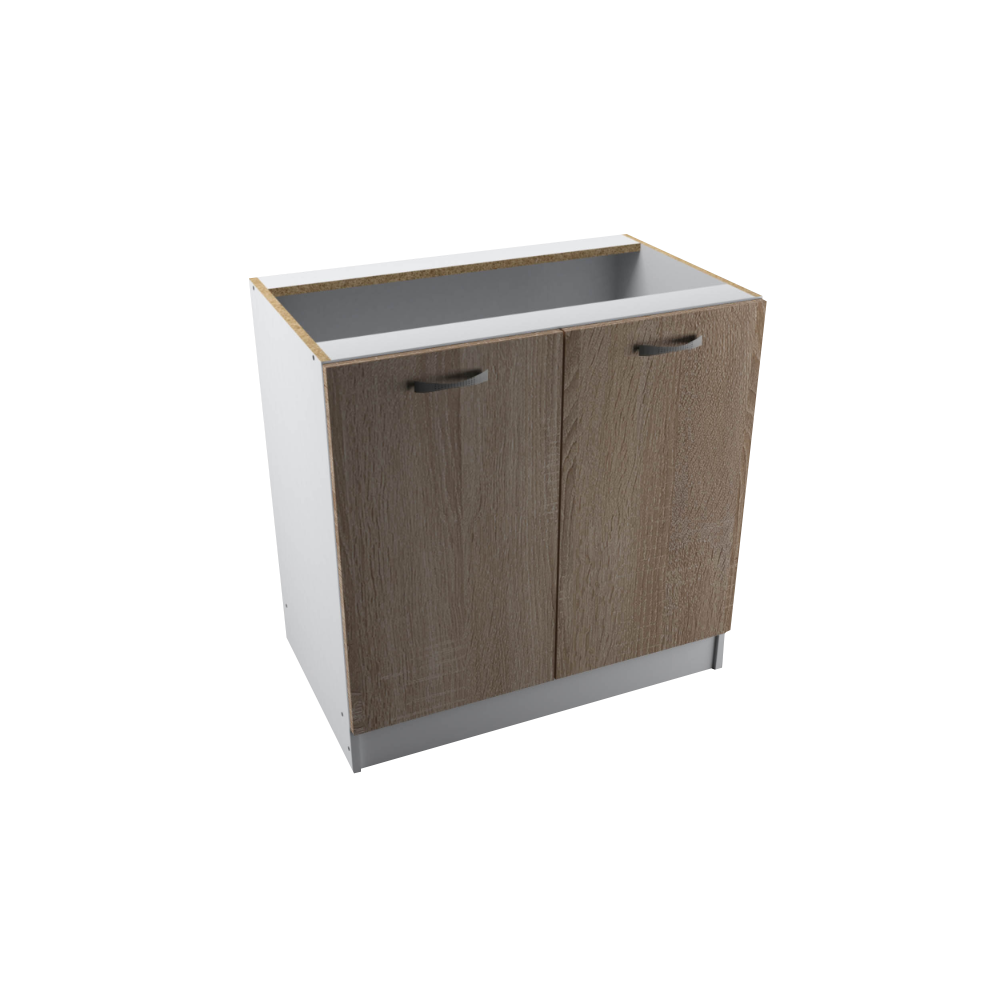 Start corp baza cu 2 usi, pal melaminat sonoma, 80 x 80 x 50 cm