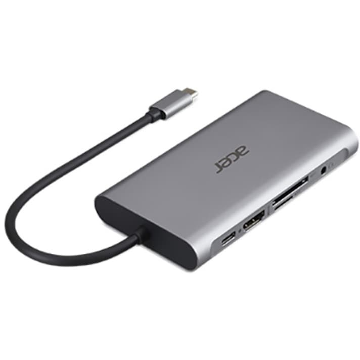 Docking Station HP.DSCAB.009 12-in-1 USB Tip C  Argintiu