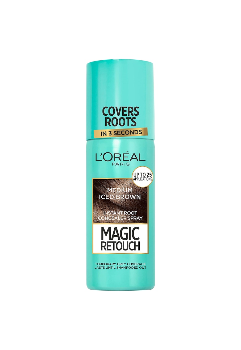 Spray instant  Magic Retouch pentru camuflarea radacinilor crescute - 75 ml - Saten rece