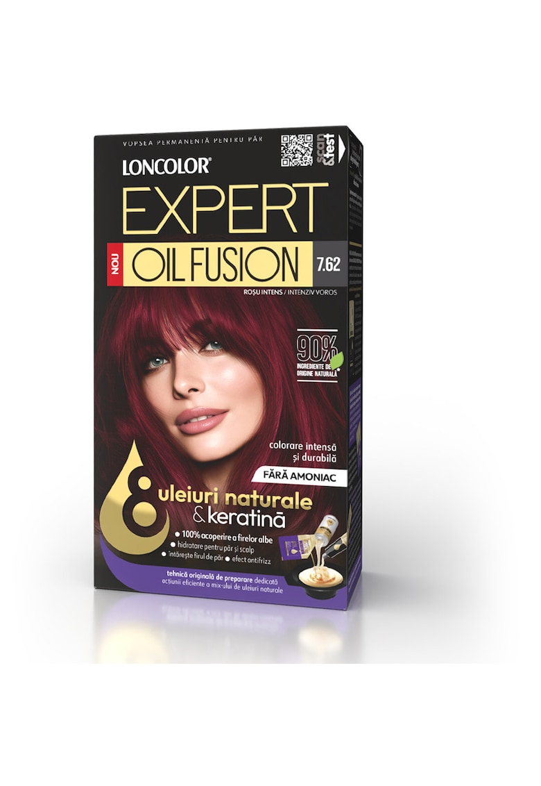 Vopsea de par permanenta  Expert Oil Fusion - 100 ml - 7.62