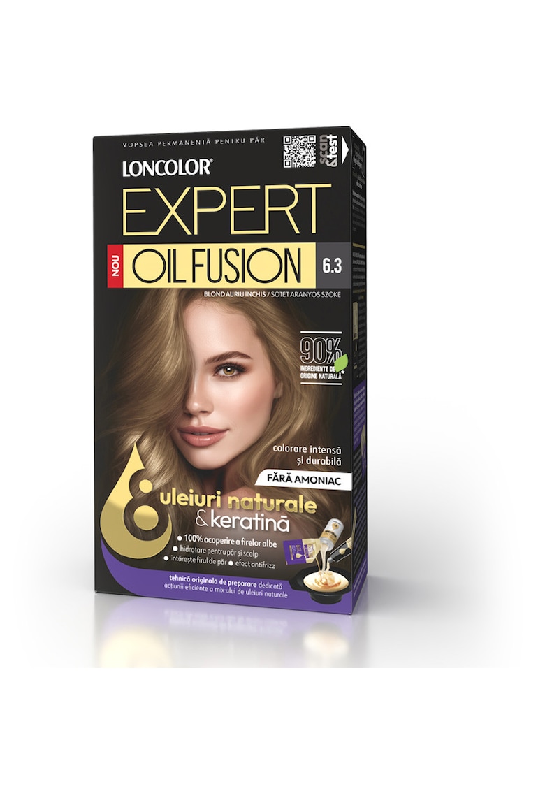 Vopsea de par permanenta  Expert Oil Fusion - 100 ml - 6.3