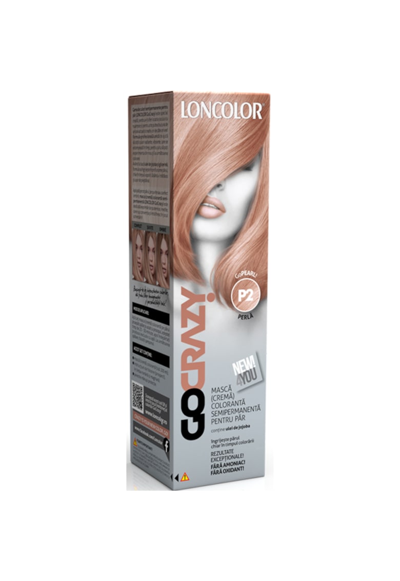 Crema de par coloranta semi-permanenta fara amoniac  GoCrazy - 100 ml - GoPearl