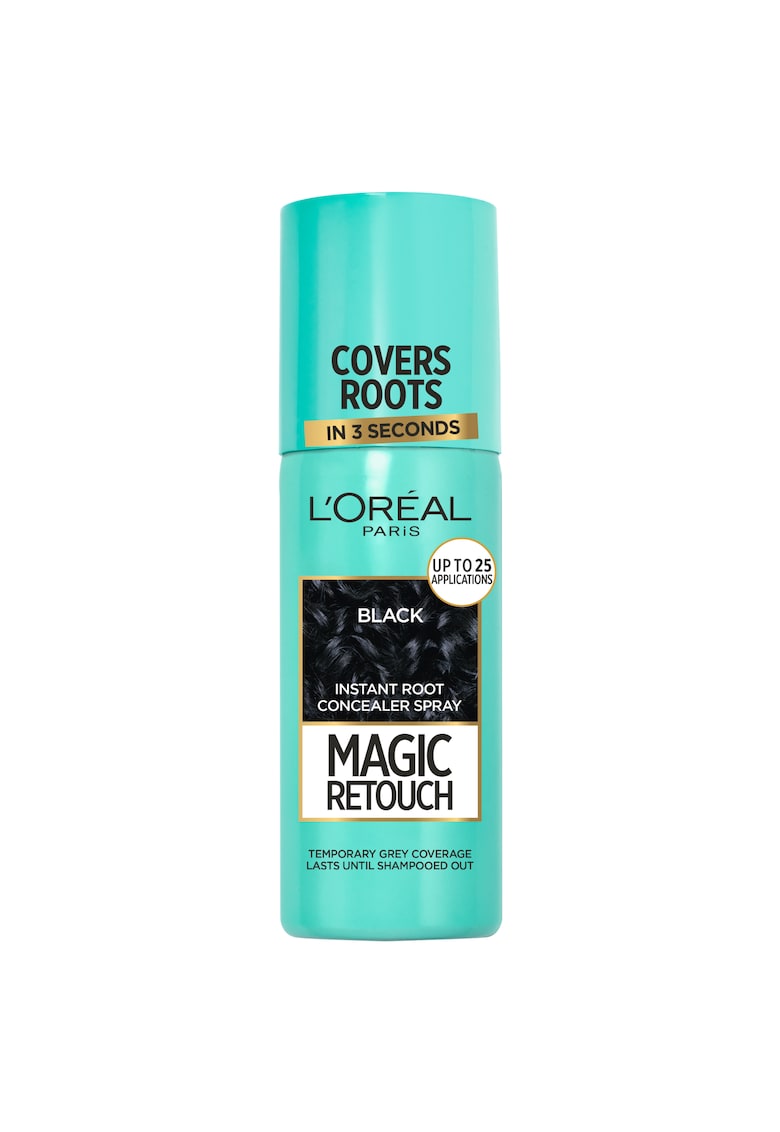 Spray instant  Magic Retouch pentru camuflarea radacinilor crescute - 75 ml - Negru