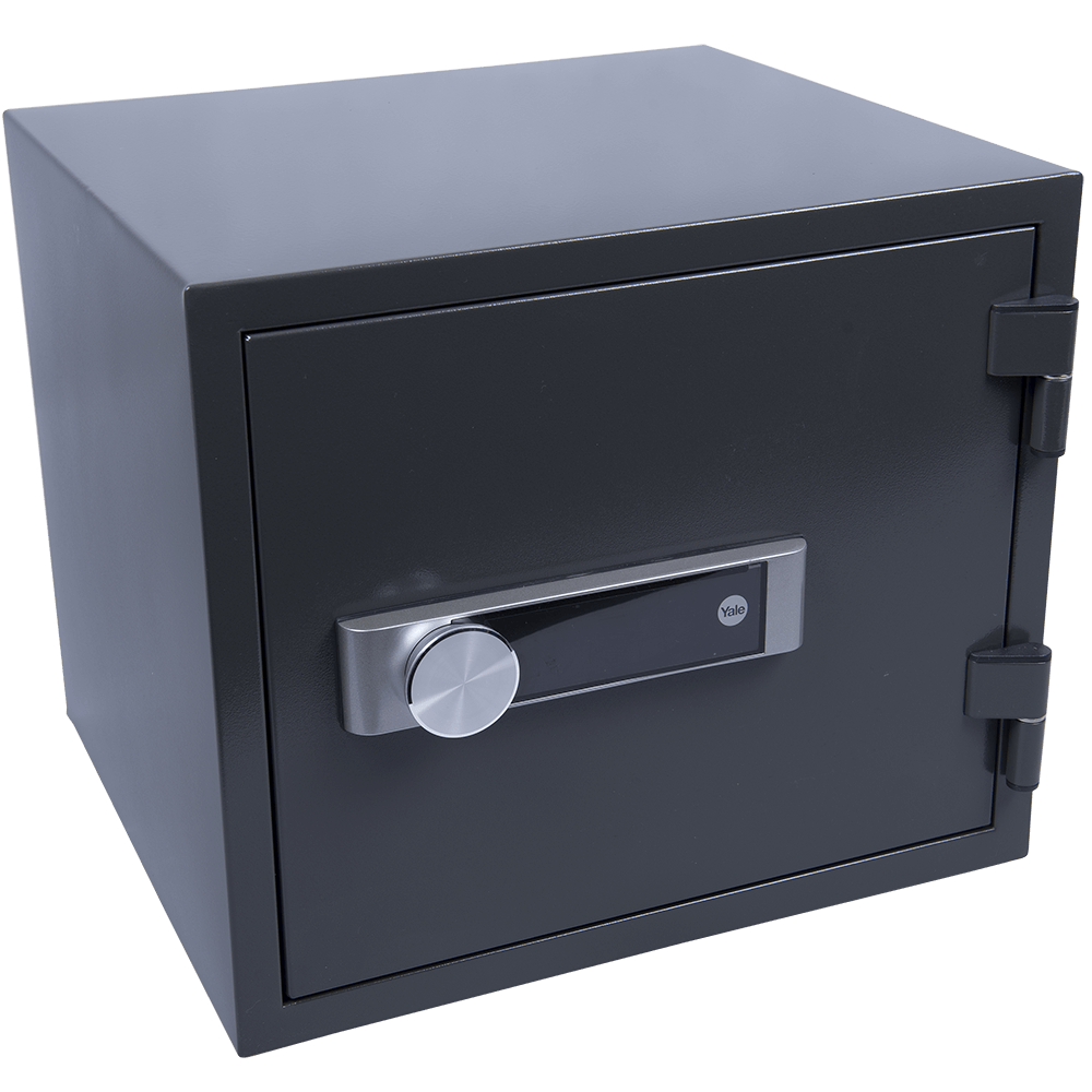 Seif rezistent la foc, electronic, negru, 352 x 412 x 363 mm