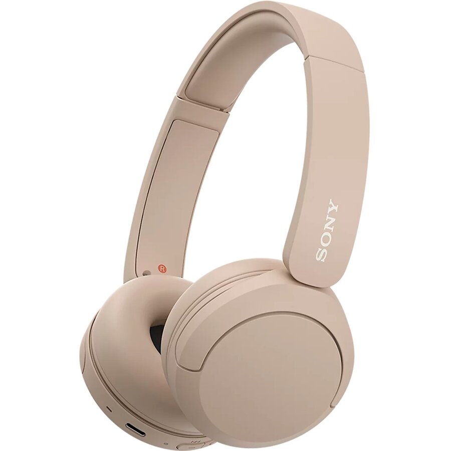 Casti Over Ear WH-CH520 Bluetooth USB-C Bej