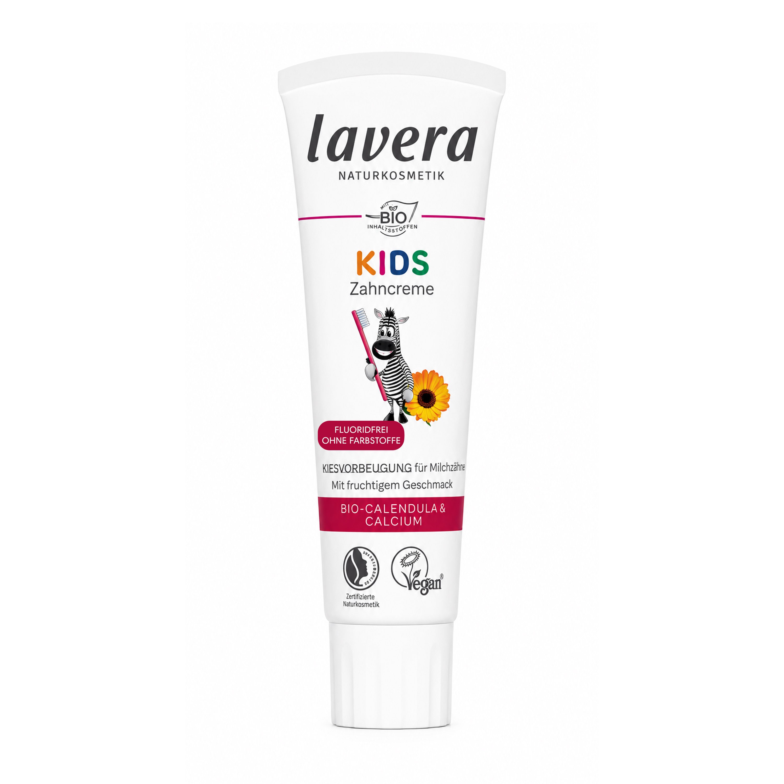 Pastă de dinți bio pentru copii, cu aromă de fructe, 75ml Lavera