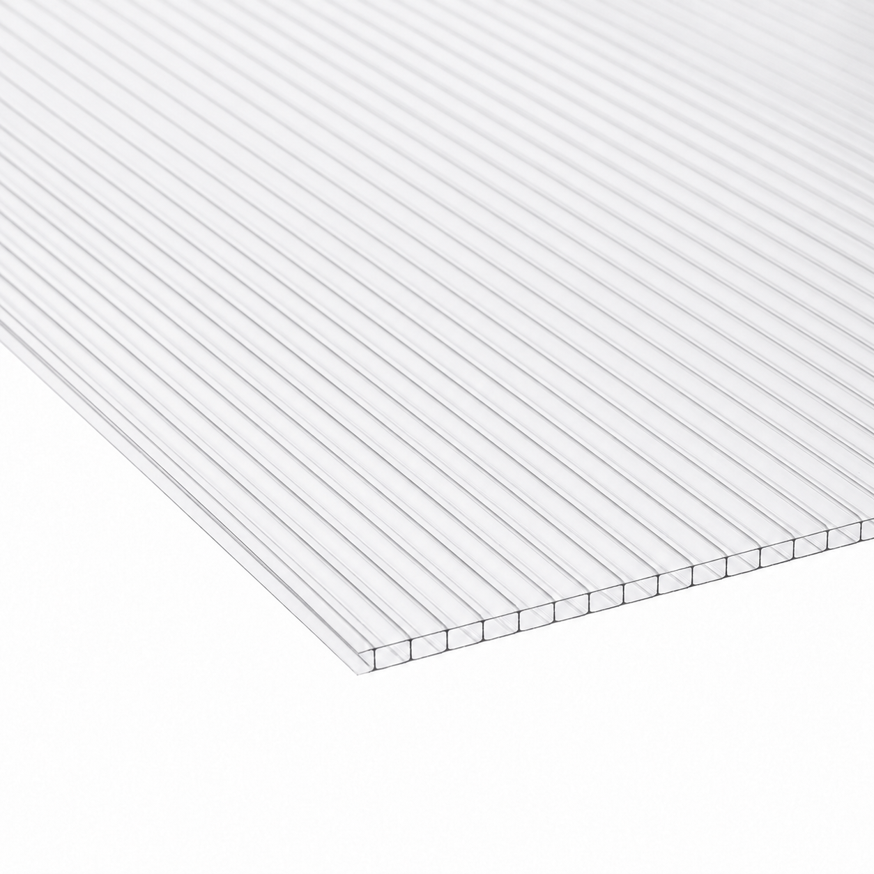 Policarbonat celular Carboplak, transparent, 6 m x 2,1 m, grosime 4 mm