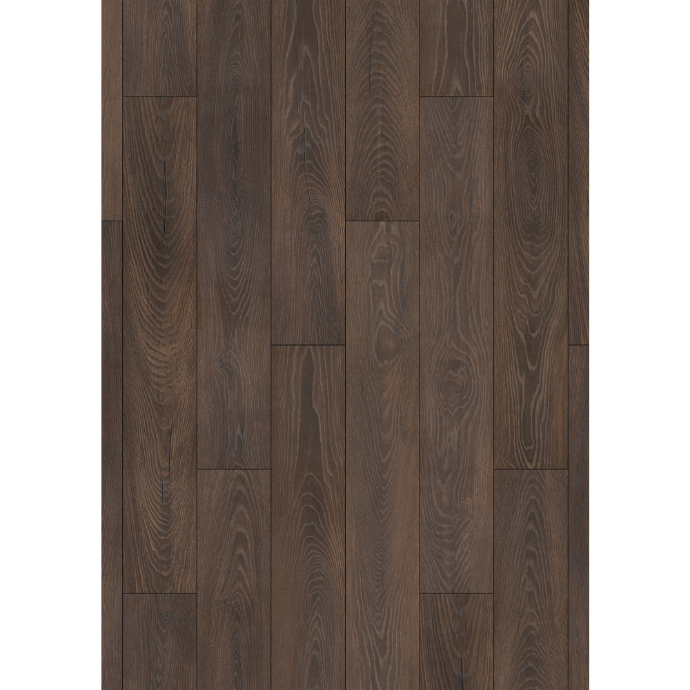 Parchet laminat 10 mm Kronospan Atlantic K479 Espresso Carpenter Oak, nuanta medie, clasa de trafic 33, twin click + si 1click2go pure +, 1288 x 195 mm