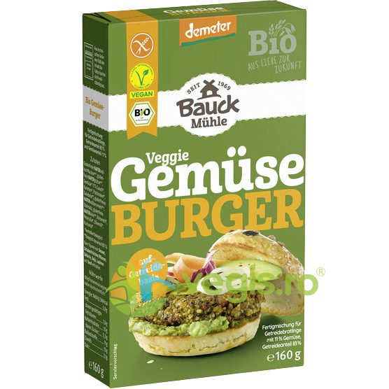 Mix pentru Burger Vegetal Demeter Ecologic/Bio 160g