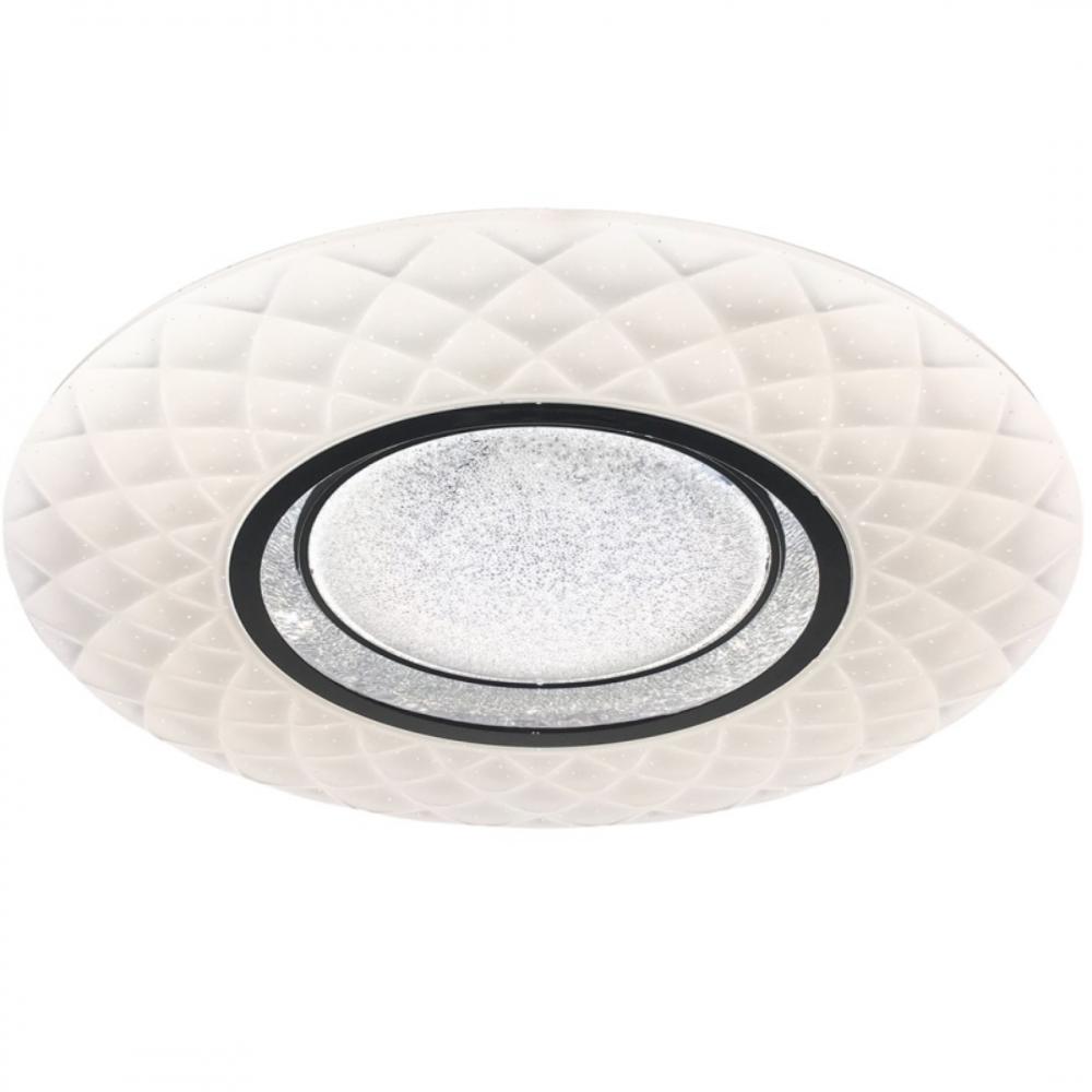 Plafoniera led Tokyo, D40, 24 W, metal/plastic, alb/crom, telecomanda
